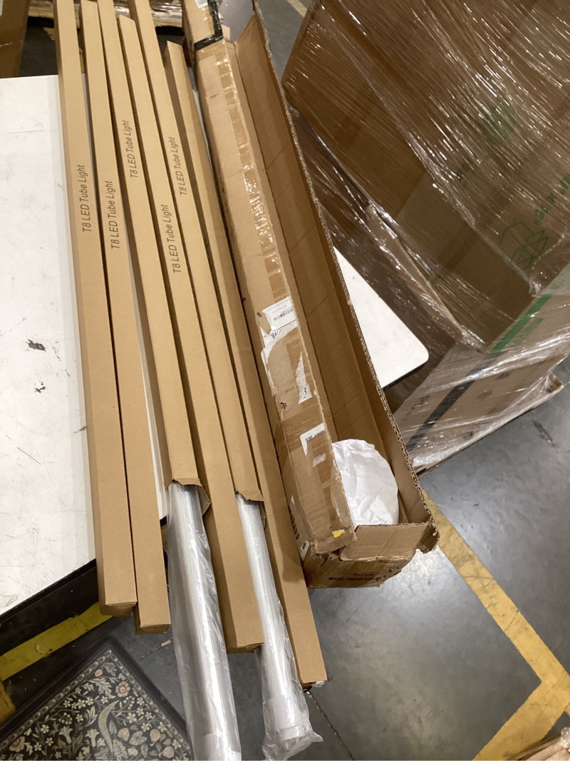 Condition photo showing New/Like New for jesled t8 led bulbs 4 foot, 5000k daylight, 8 pack, etl listed | 14w 2450lm, f32t8/f40t12 fluorescent replacement, hybrid a+b dual install, single/double end power, frosted cover 5000k 8 pack