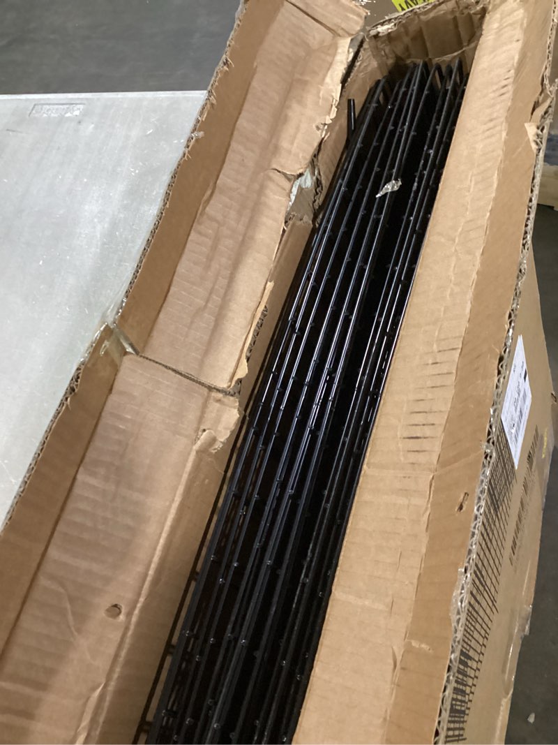 Condition photo showing As Is for 15 panels no dig decorative garden fence with gate for yard, 32 in(h) x 35.4 ft(l) animal barrier fencing for outdoor dog, metal portable garden fences for borders, pets, landscape, temporary fence 15 panels-32 in(h) x 35.4 ft(l) with gate