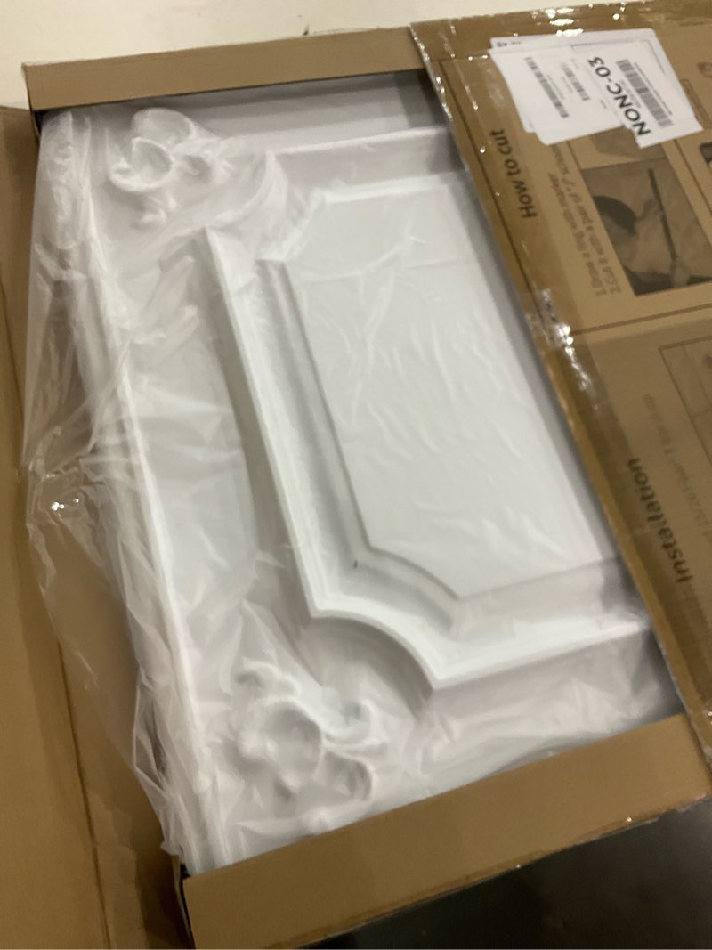Art3d Drop Ceiling Tiles 24x24 in White (12-Pack, 48 Sq.ft), Wainscoting Panels Glue Up 2x2