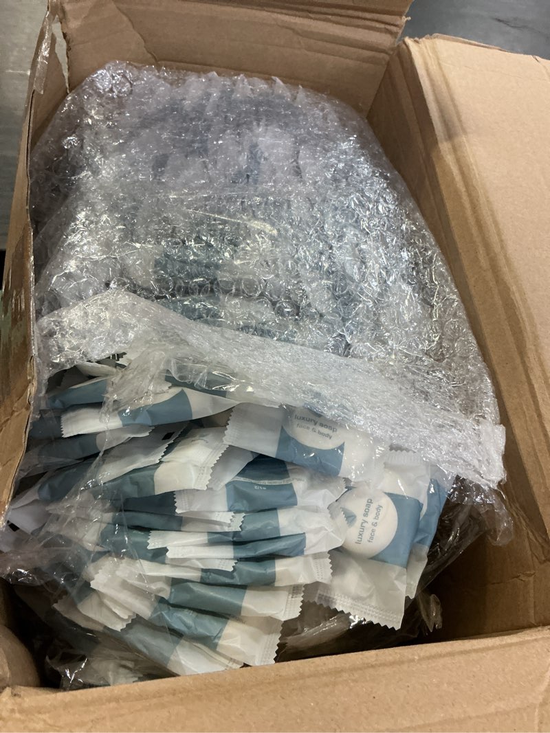 Condition photo showing Good Condition for kacctyen 1000 pcs 0.35oz mini bar soap bulk individually wrapped bulk hand hotel soap bars travel size toiletries for guest hotel bathroom vacation rentals