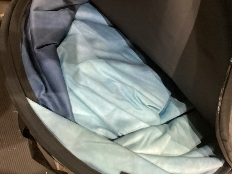 Condition photo showing Good Condition for kate 5x6.5ft(1.5x2m) collapsible backdrop grey blue collapsible twist flex folding pop up backgrounds for photoshoot, headshots photo, video calls