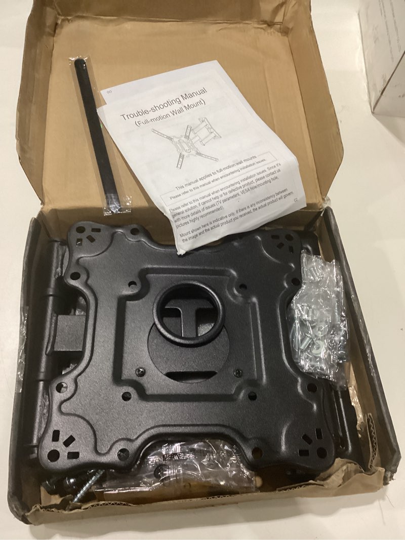 Condition photo showing New/Like New for USX MOUN TV Wall Mount for Most 26-60 Inch TVs up to 77 lbs, Full Motion Wall Mount TV Bracket with Swivel Tilt Single Stud Design for Corner, Max VESA 400x400mm fit Most 32 40 42 43 50 55 60 TVs For 26" to 60" TVs, Single Stud