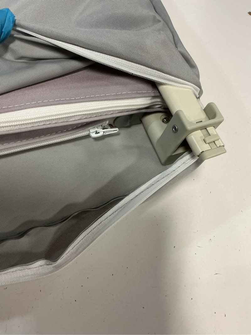 Condition photo showing Good Condition for Toddler Bed Rail with Night Light - Foldable Bed Side Rails - Fits for Most Beds Bed Rails for Full Size Bed, Queen Size Rails, Twin Rails - Portable Fence for Baby - 48inch Grey With Fish Image