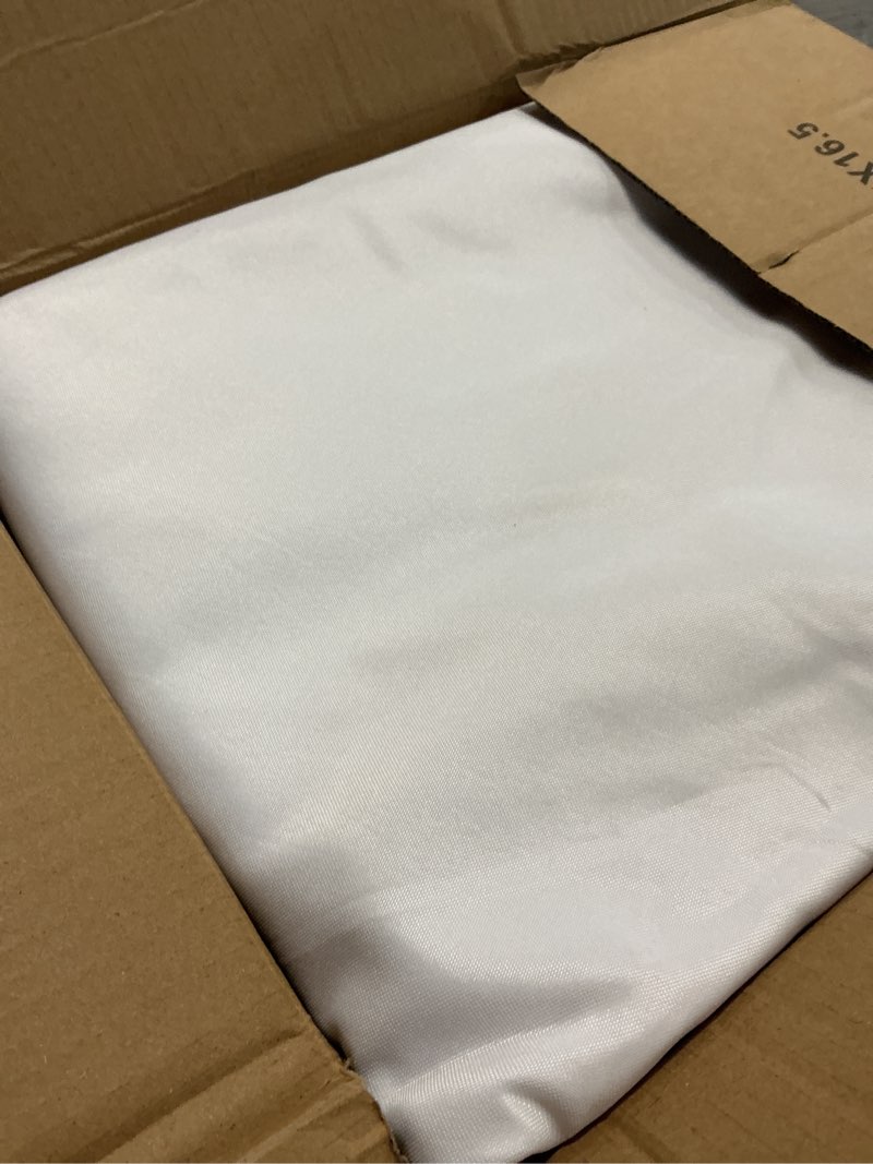 Condition photo showing New/Like New for fitable 6 pack white round tablecloths - 120 inches in diameter - stain resistant and washable table clothes, polyester fabric table covers for wedding, party, banquet, formal events white 120 in round, 6 pack