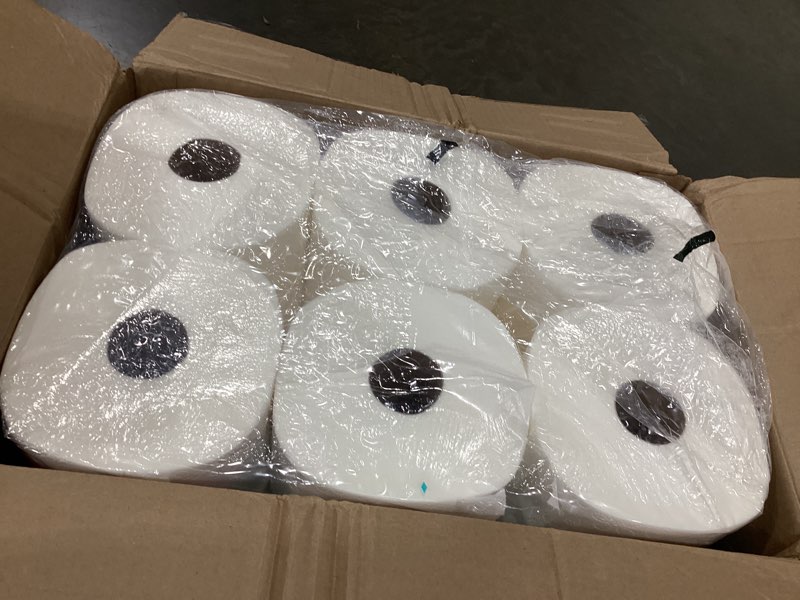 Condition photo showing Good Condition for angel soft toilet paper, 24 super mega rolls = 144 regular rolls, soft and strong toilet tissue super mega 480 sheet (pack of 24)