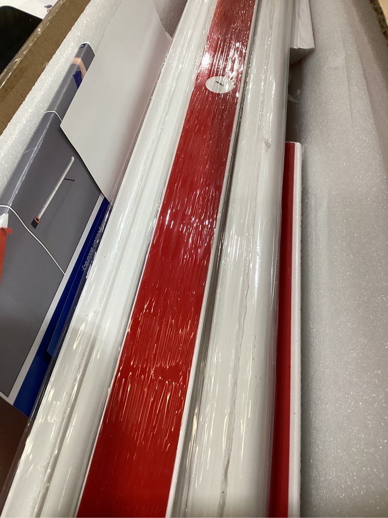 Condition photo showing New/Like New for NeatiEase Peel and Stick Wall Molding Kit 6-Frame Premade, Ready-to-Assemble Wall Moulding Panel Frame, Self Adhesive Wainscoting Panels, Accent Molding Trim for Interior Walls Home Decor (Style 1) 54"x24" Width:1.4", White