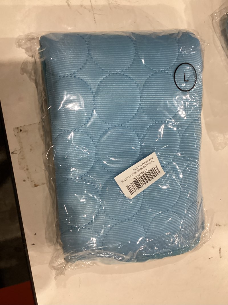 Condition photo showing New/Like New for Washable Portable Coolings Pad for Pet Dogs & Cats Sleeping Mat for Indoor & Outdoor Use, Keep Cooling for Pets(Blue,27.6" L x 21.7" W) L:27.6*21.7in Blue