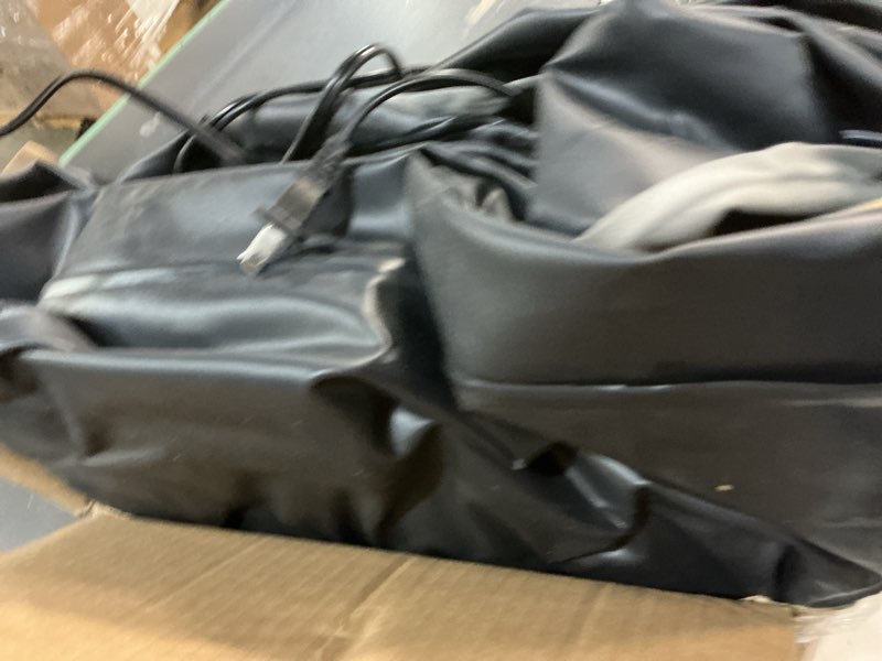 Condition photo showing As Is for divon air mattress full with built in pump,18’’high blow up mattress full with wave pattern,self inflation/deflation mattress in 3 mins, air bed for home&camping,660lbs grey 18'' full