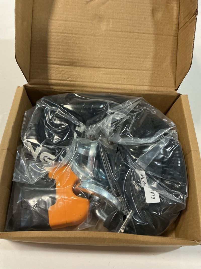 Condition photo showing New/Like New for Heavy Duty Anti-Theft Motorcycle Chain Lock - 4ft/120cm Long, 10mm Thick Chain with Bright-Colored Lock, 4 Keys for Bicycle, Scooter (7.28lbs) 4ft Chain Lock with Padlock