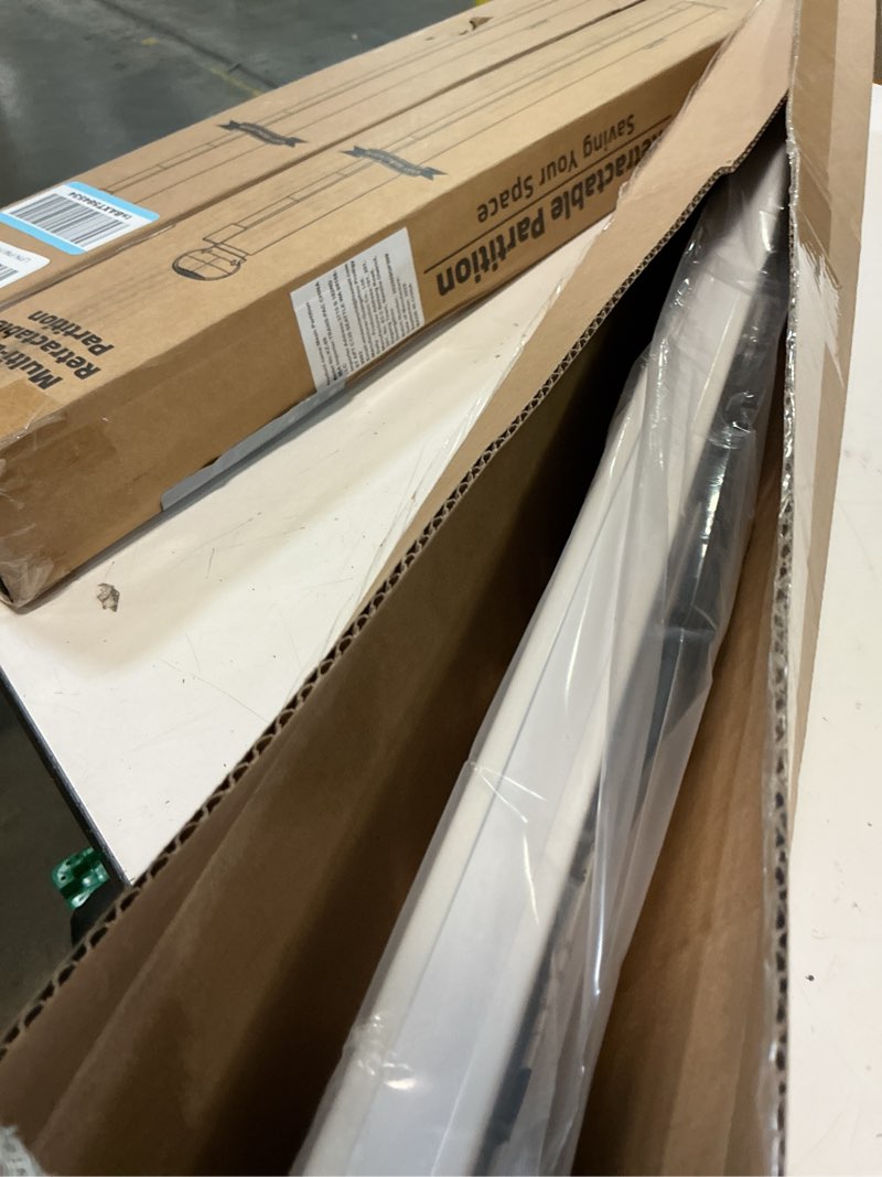 Condition photo showing Good Condition for lazblinds no tools no drill cordless cellular shades, light filtering honeycomb shades for home, thermal insulation blinds for windows, 34" w x 64" h, white light filtering-white 34" w x 64" h