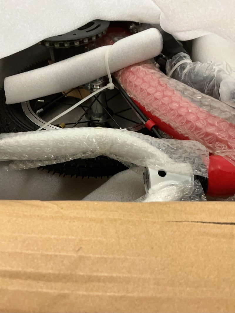 Condition photo showing New/Like New for balance bike 2 in 1 for kids 2 3 4 5 6 7 years old,balance to pedals bike,12 14 16 inch kids bike,with pedal kit,training wheels,brakes red 12 inch