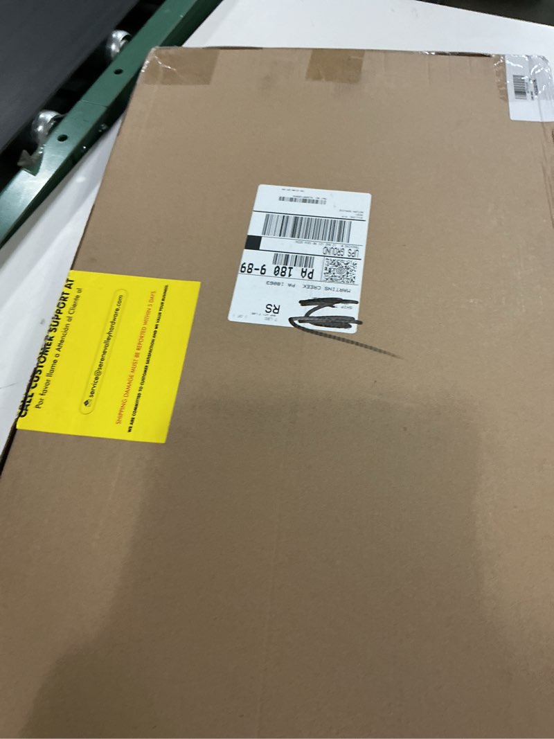 Condition photo showing New/Like New for serene valley sink bottom grid 29-1/2" x 16-1/2", rear drain with corner radius 3/16", sink grids stainless steel ndg3017r