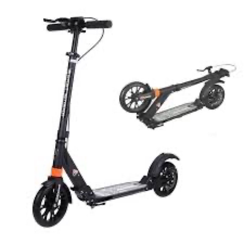 CUIOT Scooter for Kids 8-12, Teens and Adults, Folding Kick Scooter with Adjustable Height, 8IN Big 