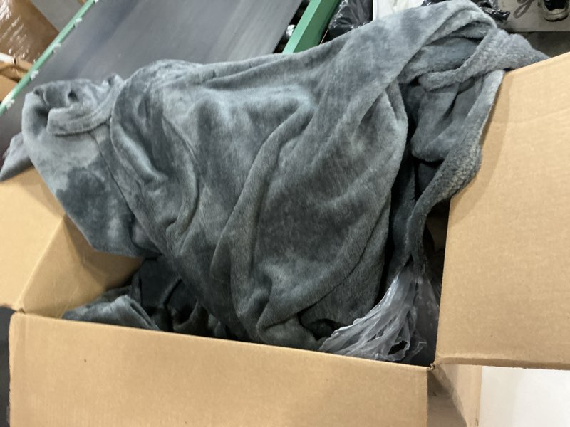 Condition photo showing Good Condition for Bedsure GentleSoft Fleece Bed Blankets Queen Size Grey - Soft Warm Winter Blanket Lightweight Cozy Luxury Microfiber, Room Home Decor Christmas Decorations Gifts for Women and Men, 90x90 inches Grey Queen (90" x 90")