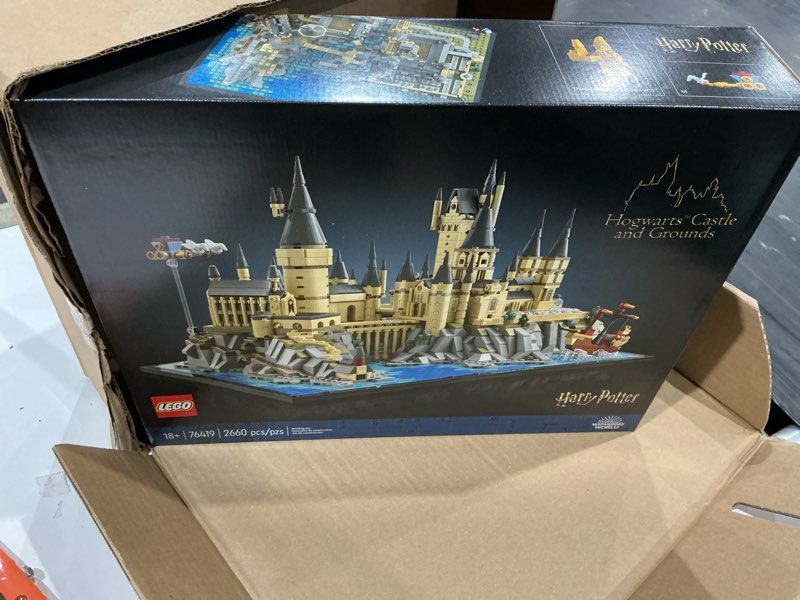 Condition photo showing New/Like New for lego harry potter hogwarts castle and grounds 76419 building set, gift idea for adults, buildable display model, collectible harry potter playset, recreate iconic scenes from the wizarding world