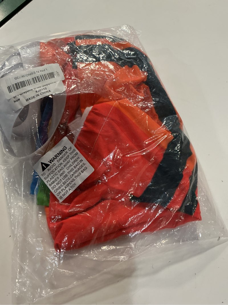 Condition photo showing Good Condition for crayons table skirt cloths 6 ft×23.6 in stationery teacher desk skirts for classroom decoration colorful rectangle tablecover skirt for back to school office bookcase cabinet teacher table supplies 72.1" x 23.6" (rectangular)