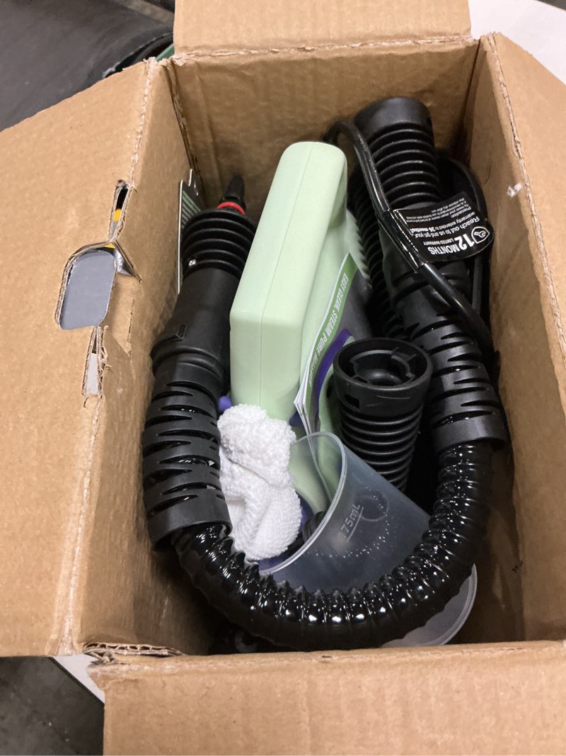 Condition photo showing Good Condition for 1050w powerful steam cleaner with 9pcs accessories & safety lock, quick heating pressurized handheld steam cleaner for home, multi-surface steamer cleaner for car, window, bathroom, grout and more