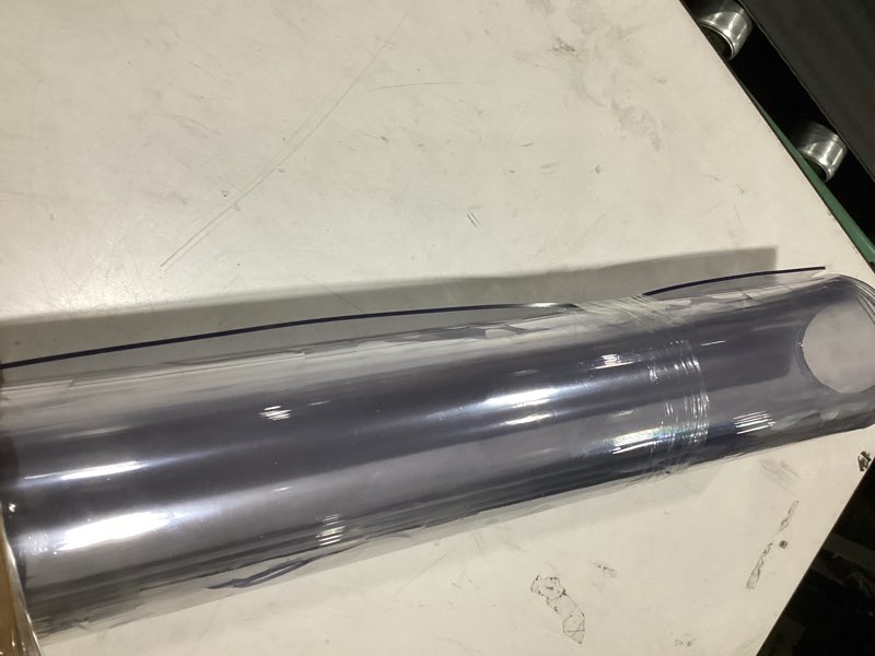 Condition photo showing New/Like New for etechmart clear plastic table cover protector rectangle 40 x 78'', 2.0mm thick waterproof transparent table protector for dining table, non-slip heat resistant clear desk mat for kitchen office 2.0mm clear 40 x 78 inches