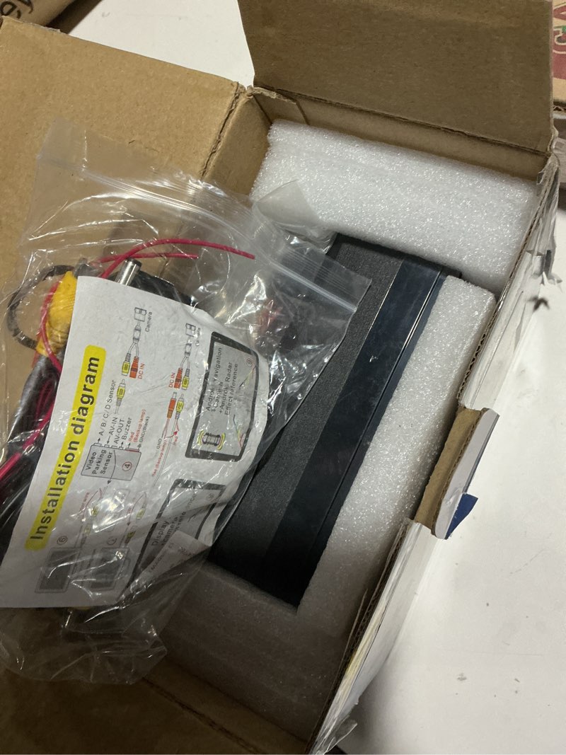 Condition photo showing As Is for naifay car stereo double din radio with bluetooth, car radio touchscreen 7 inch mp5 player car stereo with backup camera bluetooth, mirror link, fm/swc/usb/sd/aux, car audio receivers with subwoofer car mp5 player(no carplay)