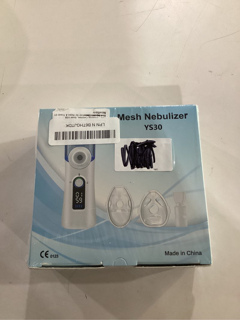 portable nebulizer for adults and kids, handheld nebulizer with led display, auto-cleaning function,