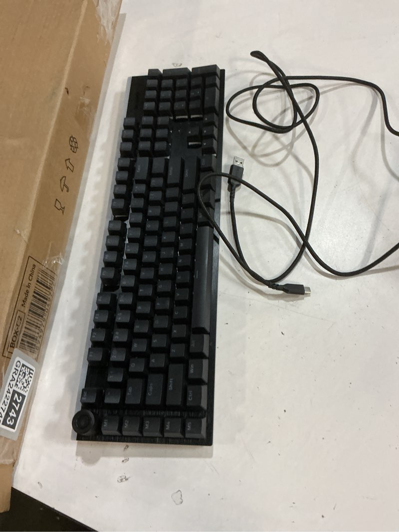 Condition photo showing As Is for Wireless Keyboard and Mouse, Vssoplor Rechargeable Quiet Full-Size Keyboard and Mouse Combo Set Ultra Slim Design for Laptop, PC, Notebook, Desktop-Dark Gray