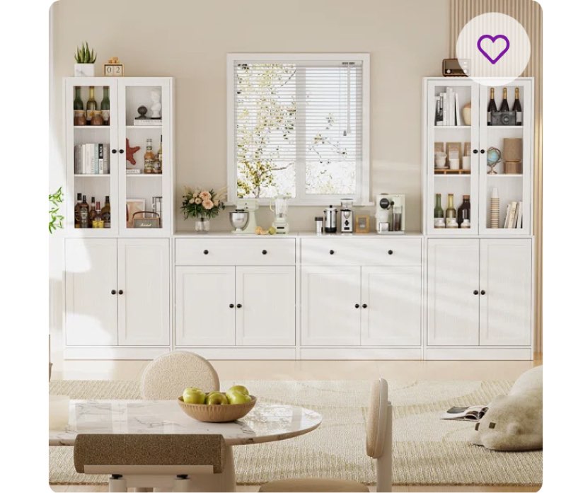 ( incomplete) 71'' Kitchen Pantry With Bookcases