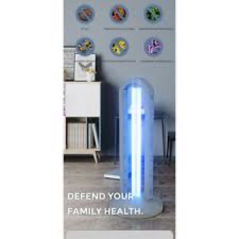 Uv Germicidal Lamp 36w Foldable With Remote Control For Home Disinfection,Room air Purifier