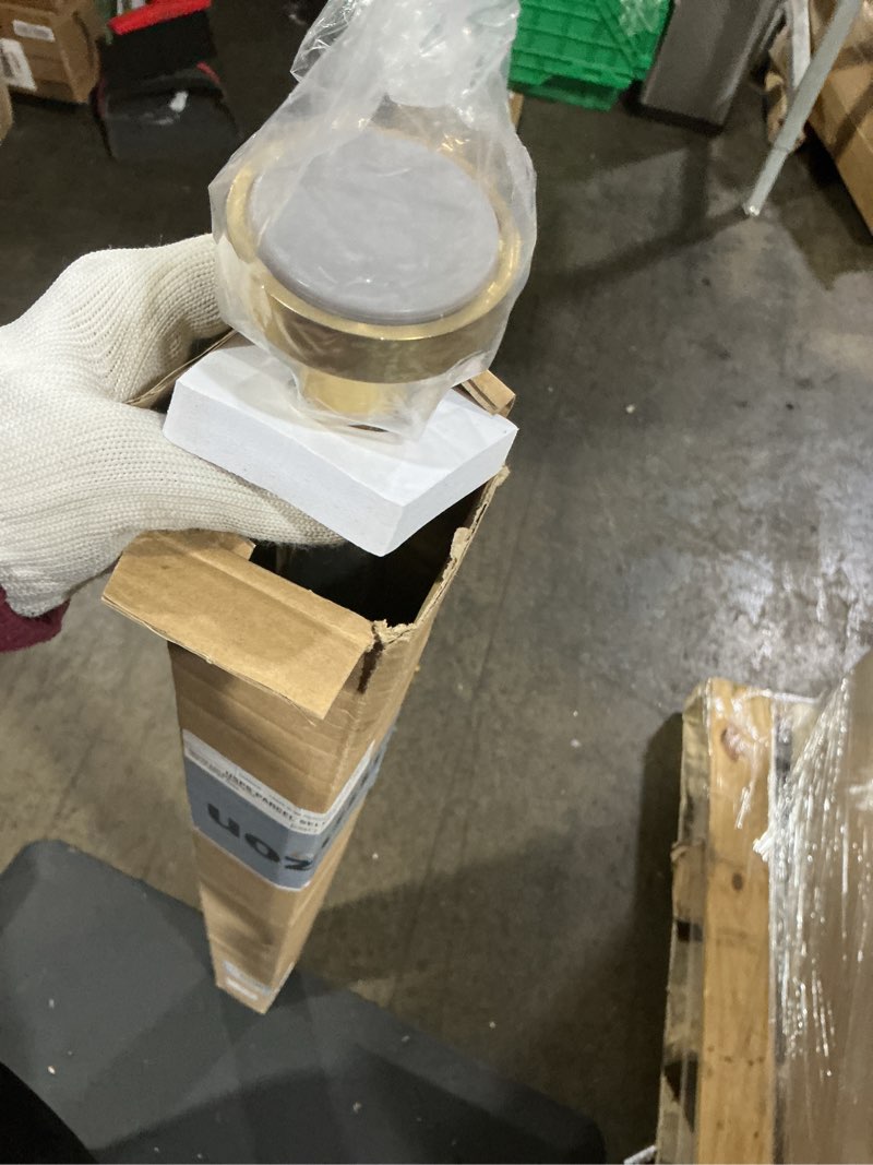 Condition photo showing Good Condition for Shower Curtain Rod Tension- No Drill Non-Slip Spring Tension Shower Rod for Window or Bathroom, 43-73 inches Metal Steel, Gold 43-73 Inches Gold