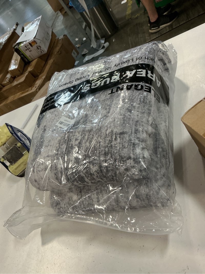 Condition photo showing New/Like New for zesthome 5x7 area rugs, modern washable rug, non-slip rugs for living room, stain resistant abstract rugs, ultra-thin indoor area rug 5x7, home decor grey rug grey 5' x 7' (rectangular)