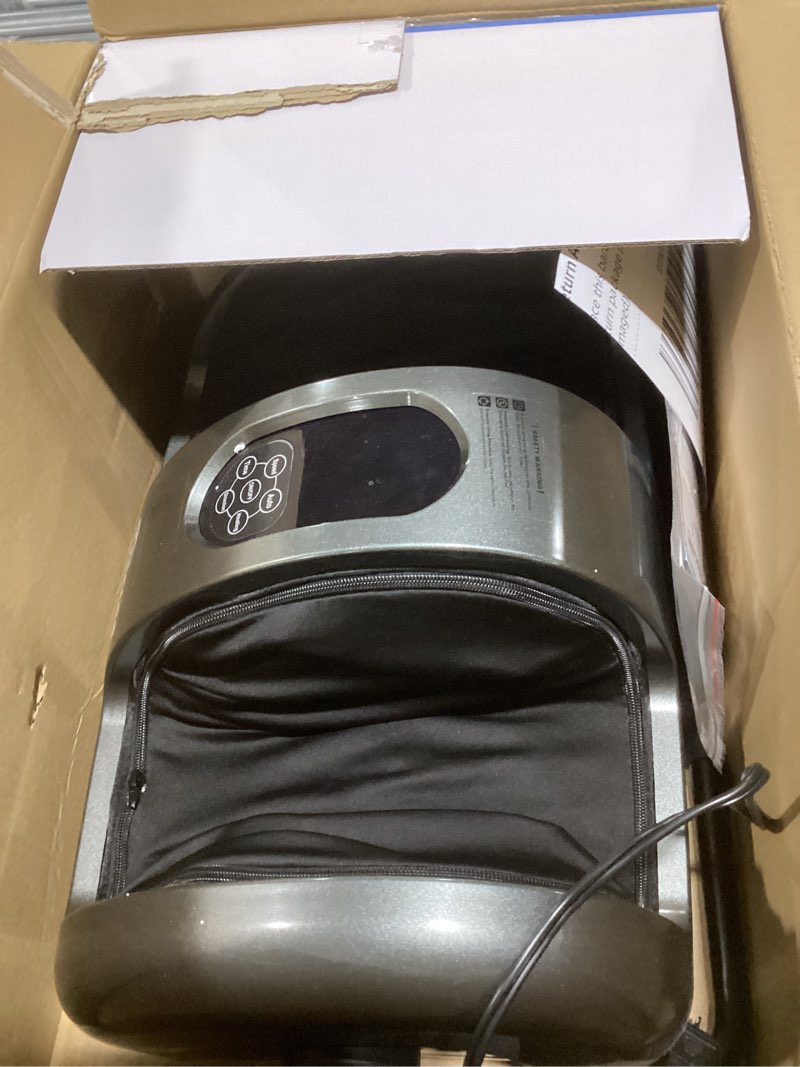 Condition photo showing Good Condition for TISSCARE Shiatsu Foot Massager with Heat, FSA Eligible HSA Foot Massager for Plantar Fasciitis, Neuropathy, Circulation and Pain Relief, Massage Feet at Home/Office, Gift for Men and Women 2026 New Upgraded,gray