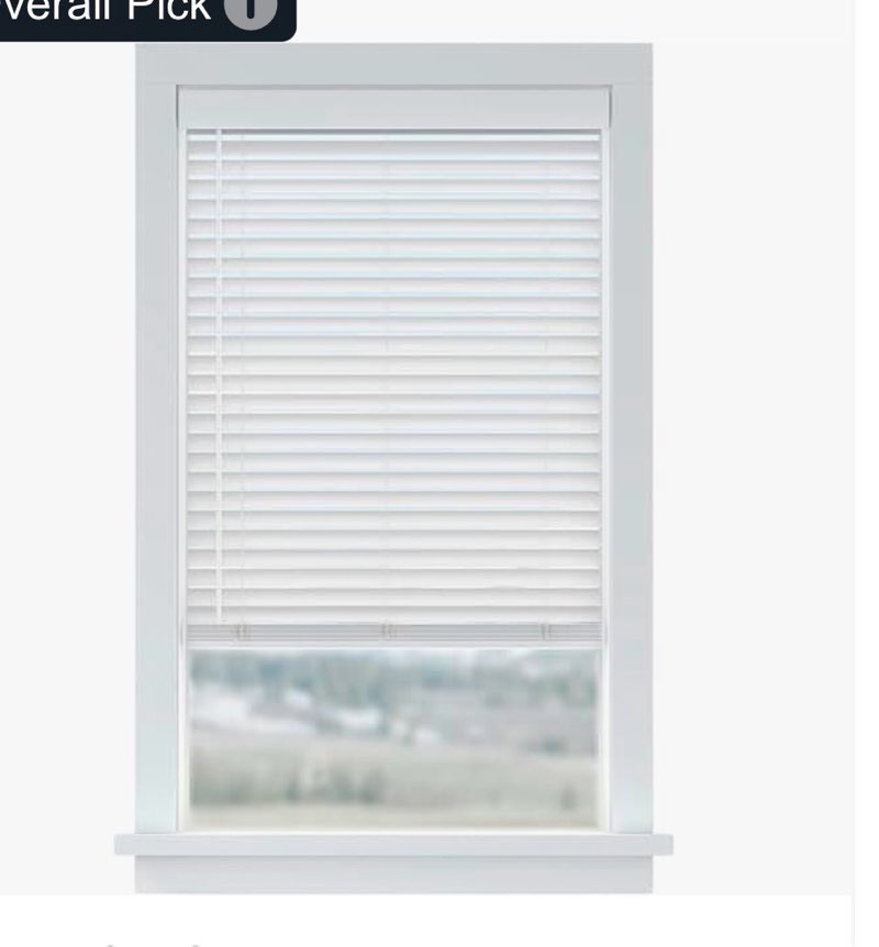 project source room darkening 1-in slat width 32-in x 64-in cordless white vinyl room darkening mini-blinds