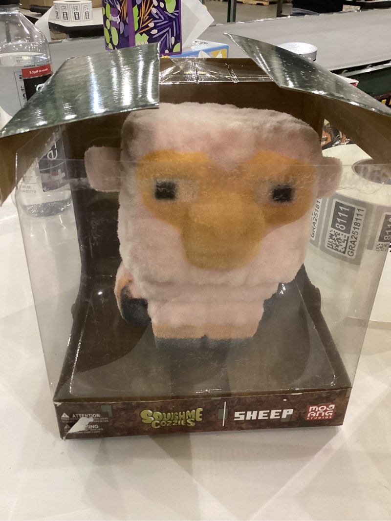 Minecraft Mighty Mega Squishme (Pink Sheep Cozie)