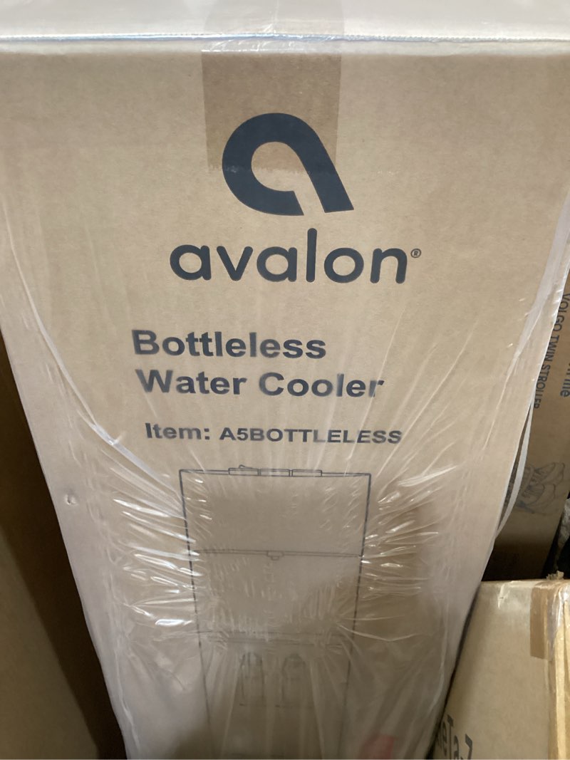 Condition photo showing New/Like New for avalon self cleaning bottleless water cooler water dispenser - 3 temperature settings - hot, cold & room water, durable stainless steel cabinet, nsf certified filter- ul listed 2 stage bottleless