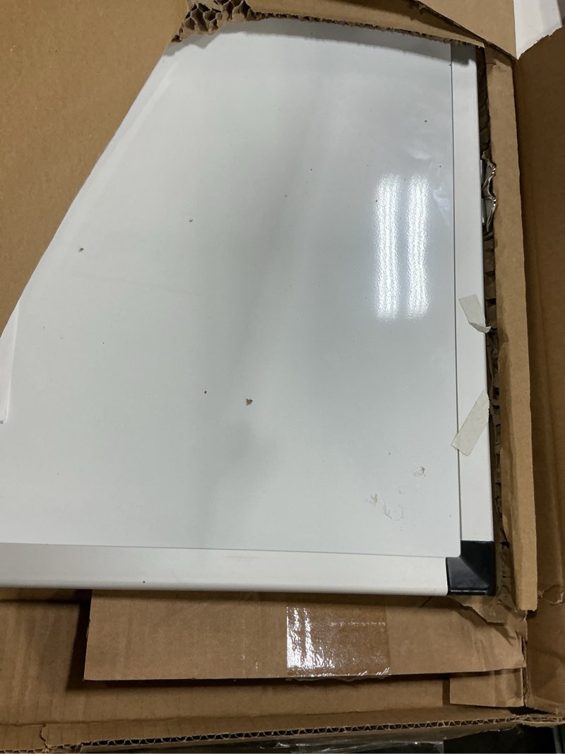 Condition photo showing Good Condition for Amazon Basics Whiteboard Drywipe Magnetic with Pen Tray and Aluminium Trim, 90 cm x 60 cm (WxH)