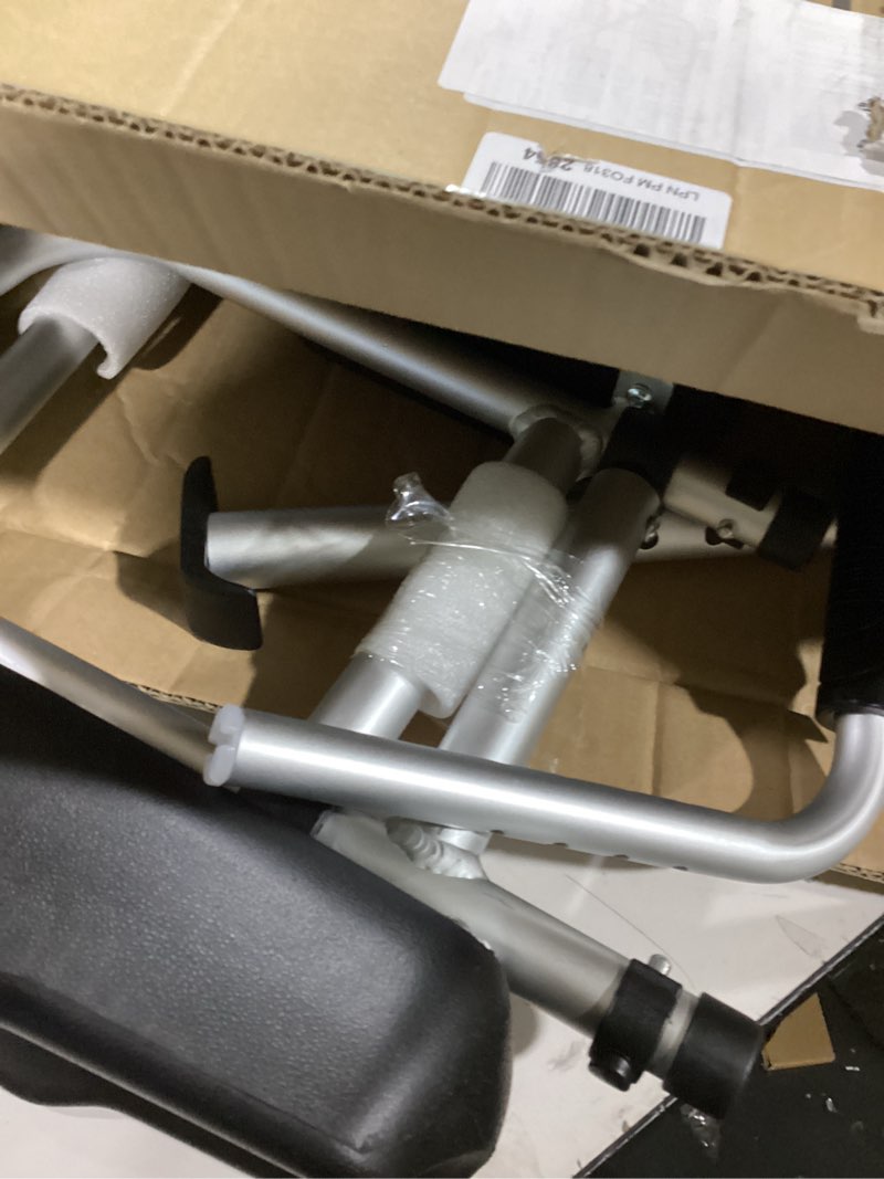 Condition photo showing Good Condition for Medline Upright Aluminum Junior Folding Walker – Comfortable, Maneuverable, for Injury, Balance, Posture & Recovery