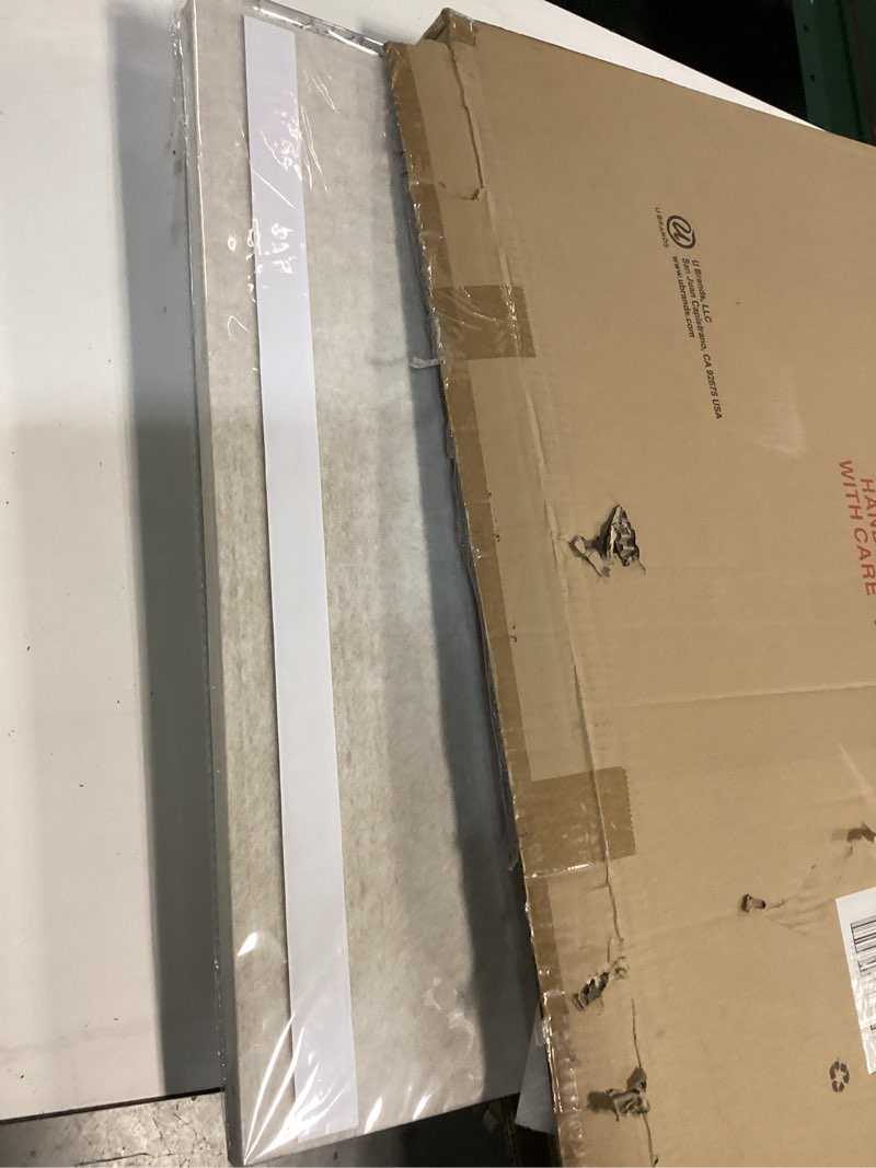 Condition photo showing New/Like New for Bulletin Board, 36 x 24 inches Felt Board - Decorative Pin Board, Cork Board Alternative for Wall, 3' x 2' Foldable Self-Adhesive Vision Board Prayer Board with 20 Pushpins - Oatmeal Oatmeal 36×24 inches