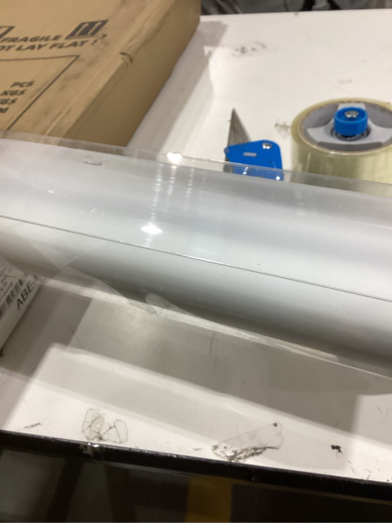 Condition photo showing New/Like New for AOSKY Cordless Roller Shades Blackout Blinds for Windows Room Darkening Rolled Up Shades with Spring System, UV Protection Window Shades Door Blinds for Home and Office (30" W x 72" H, White) 30"W x 72"H White