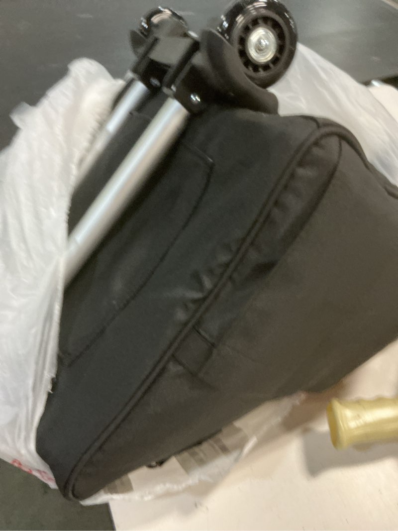 Condition photo showing New/Like New for matein rolling laptop bag for women, 15.6 inch rolling briefcase with wheels &detachable cart, roller computer teacher tote bag with insulated lunch box gift for nurse work business office, deep black