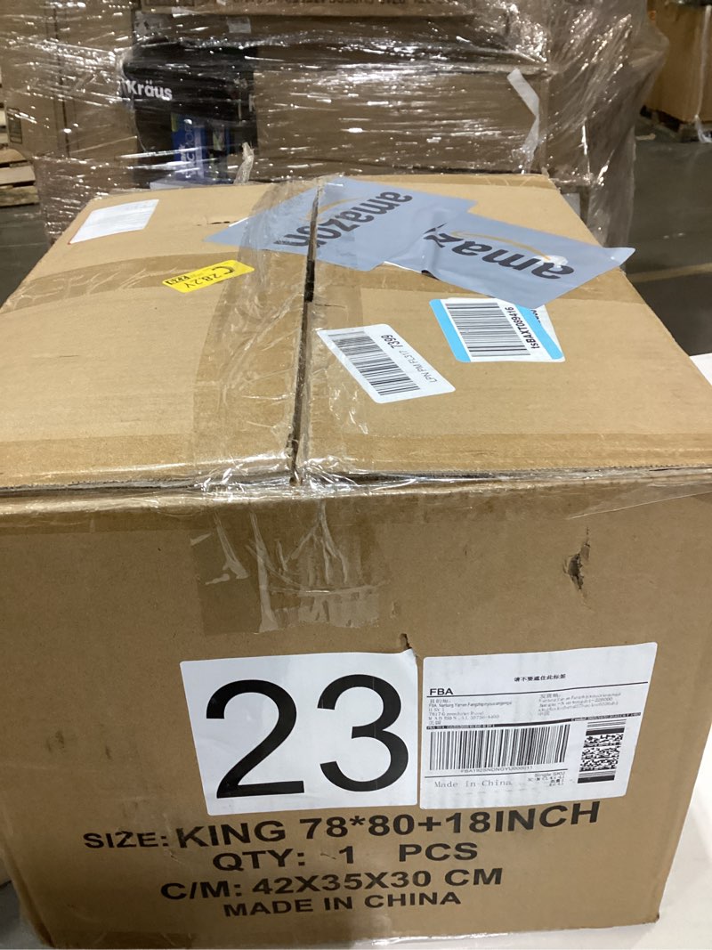 Condition photo showing New/Like New for Dual memory topper king