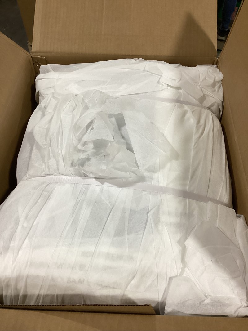 Condition photo showing Good Condition for Bean Bag Chairs for Adults Giant Bean Bag Chair Memory Foam BeanBag Chair Bean Bag Sofa with Filler Faux Fur Fireside Beanbags Lazy Sofa for Living Room Bedroom Office (White Plush, Single) Single White Plush