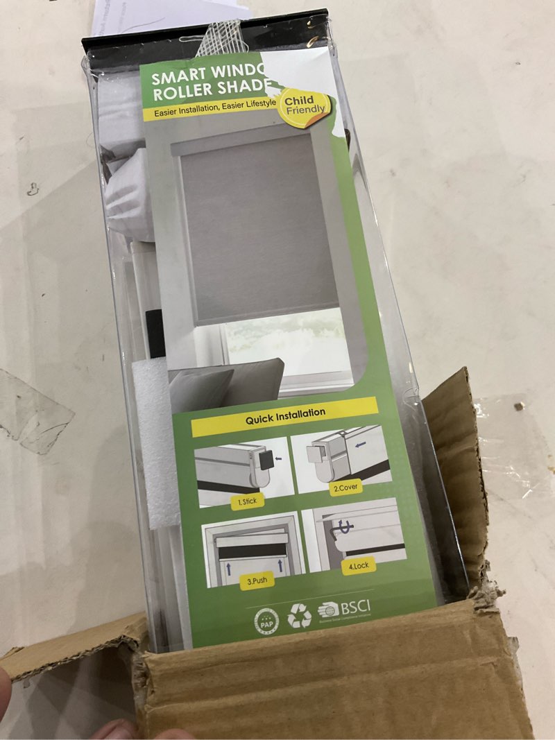 Small window roller shade