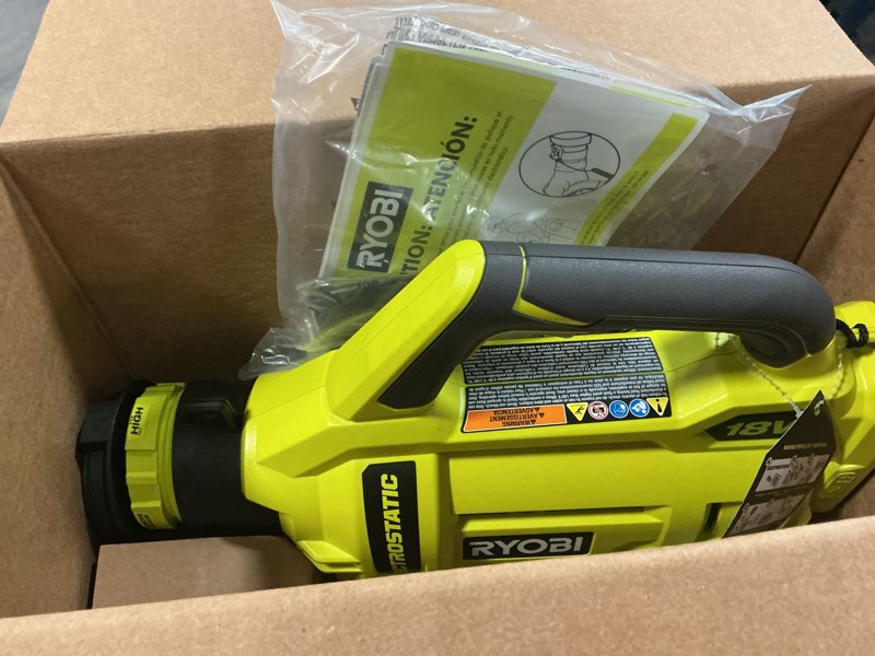 Condition photo showing New/Like New for one+ 18v cordless electrostatic 0.5 gal. sprayer (tool only)
