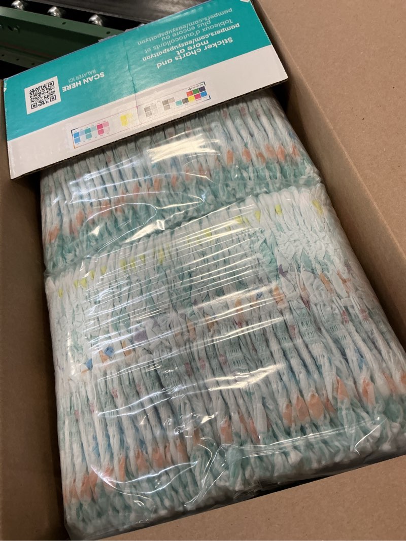 Condition photo showing New/Like New for Pampers Training Pants - Easy Ups Boys & Girls Bluey - Size 3T-4T, 124 Count, Children's Potty Underwear (Packaging May Vary) 3T-4T 124