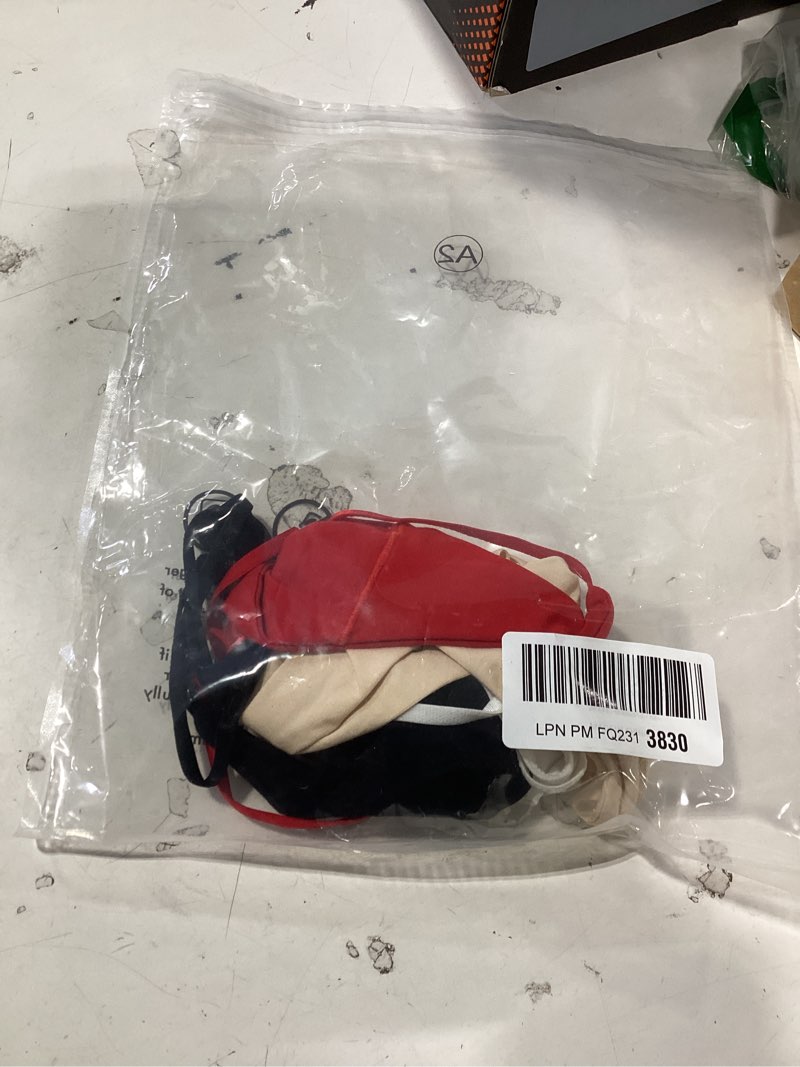 Condition photo showing New/Like New for kuku panda cotton thongs for women sexy seamless woman g string panties 3 pack set large black/red/white