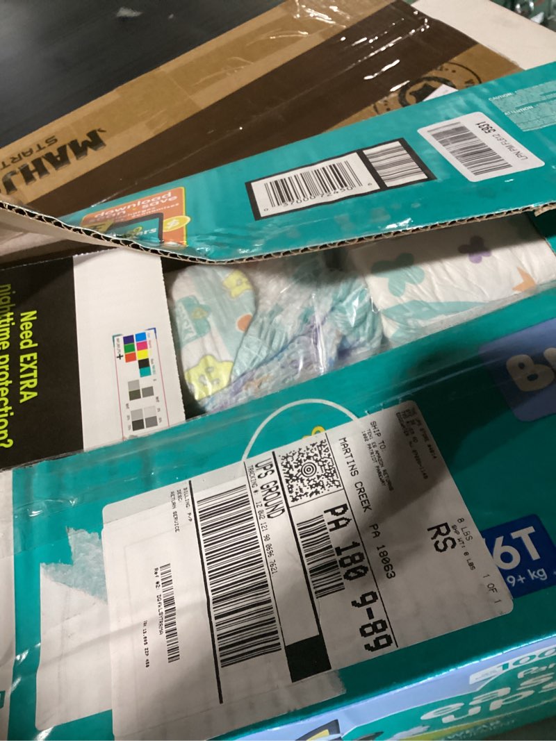 Condition photo showing New/Like New for pampers easy ups