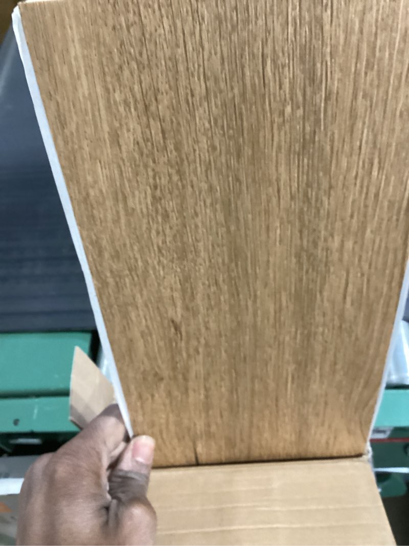 Condition photo showing Good Condition for Mysflosy Peel & Stick Floor Tile, 36-Pack 54 Sq.Ft Waterproof Vinyl Flooring Self-Adhesive, Wood-Look Vinyl Planks for DIY Installation 36 x 6 inches Blonde Oak 36