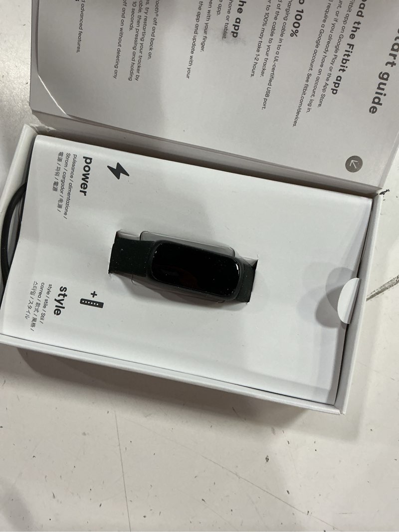 Condition photo showing Good Condition for fitbit inspire 3 health &-fitness-tracker with stress management, workout intensity, sleep tracking, 24/7 heart rate and more, midnight zen/black one size (s & l bands included) black/midnight zen