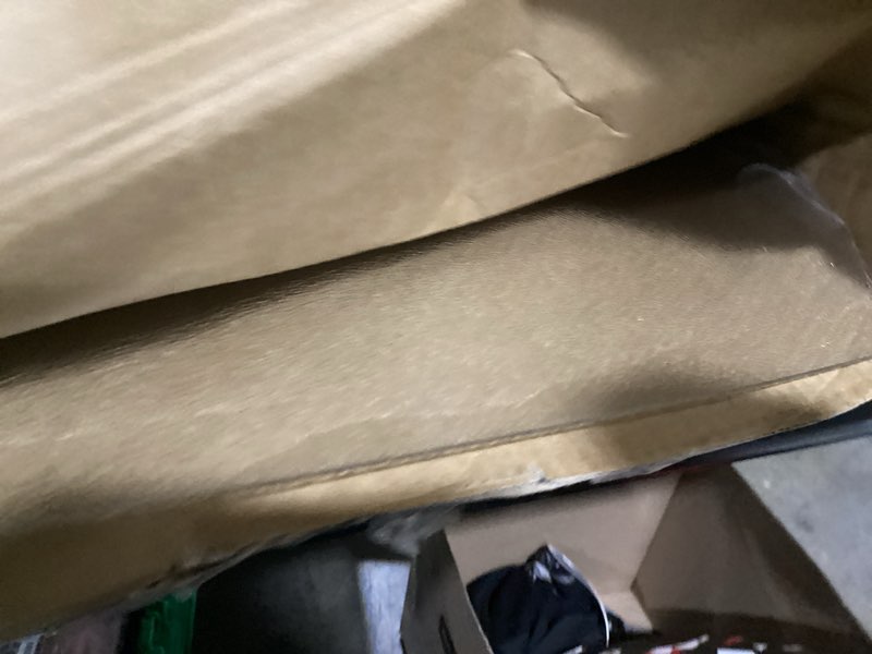 Condition photo showing Good Condition for gorilla grip slip resistant clear office chair mat for hardwood floors, 36x48, smooth rolling glide under desk, heavy duty plastic computer mats and hard wood floor protector, work and gaming chairs