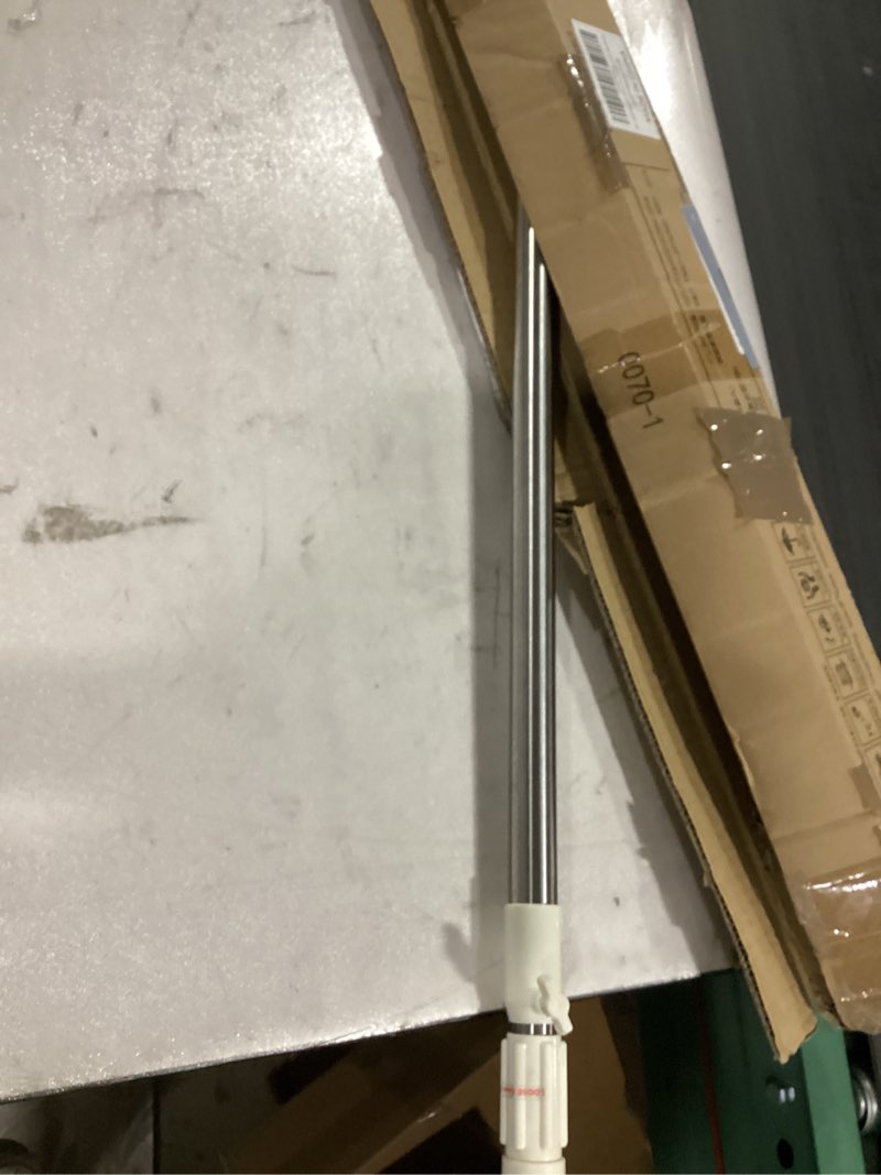 Condition photo showing Good Condition for Hershii Expandable Window Shower Curtain Tension Rod Oval Head Clothes Hanging Bar Rail for Closet Wardrobe, No Drilling, 25.4mm Pipe Diameter 27.56 - 47.24 inches Ivory