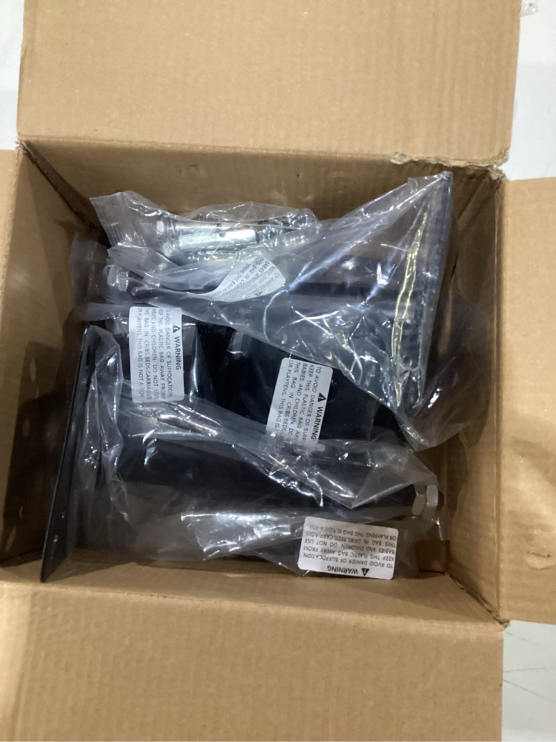 Condition photo showing New/Like New for Universal Speaker Wall Ceiling Mounts Support up to 80lb,Heavy Duty Dual Black Bookshelf Speaker Mounting Brackets,Home Surround Sound System Holders and Stand,Adjustable Distance Swivel Tilt